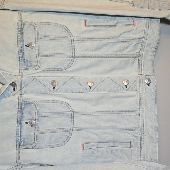 Acne Studios Blå Konst Japaness Denim Cotton Modell Jacket NWOT - Picture 4 of 14